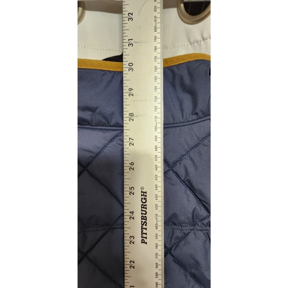 MIZZEN+MAIN Belmont Quilted Vest Men's Size XL Navy Solid NWT - Picture 4 of 12